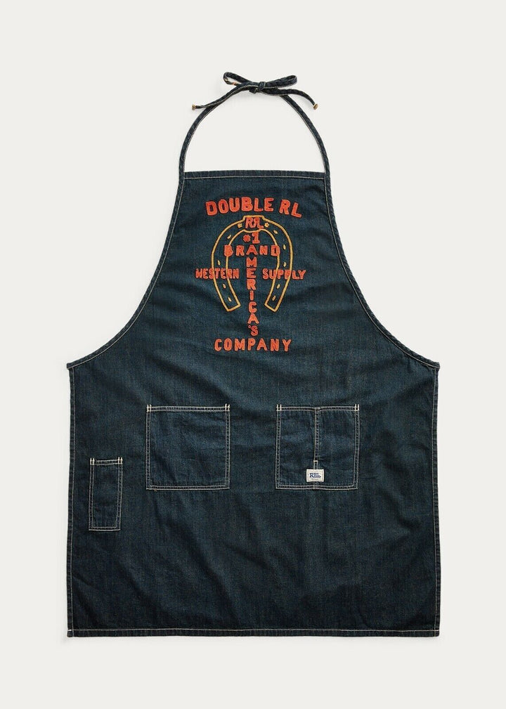 RRL Ralph Lauren 1920s Inspired Japanese Indigo Selvedge Denim Apron