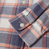RRL Ralph Lauren Maitlock Plaid Check Work Shirt Flannel Cream Men's Medium M