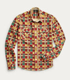 RRL Ralph Lauren Southwestern Ottoman Multi-Color Workshirt Men's Extra-Large XL