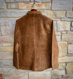 RRL Ralph Lauren Roughout Suede Coat Chore Leather Jacket Men's XL Extra-Large