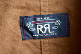 RRL Ralph Lauren Roughout Suede Coat Tan Chore Leather Jacket Men's XXL 2XL