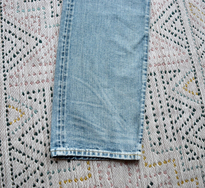 $450 RRL Double RL Light Wash Denim Jeans USA Made Relax Fitting Denim 33x32