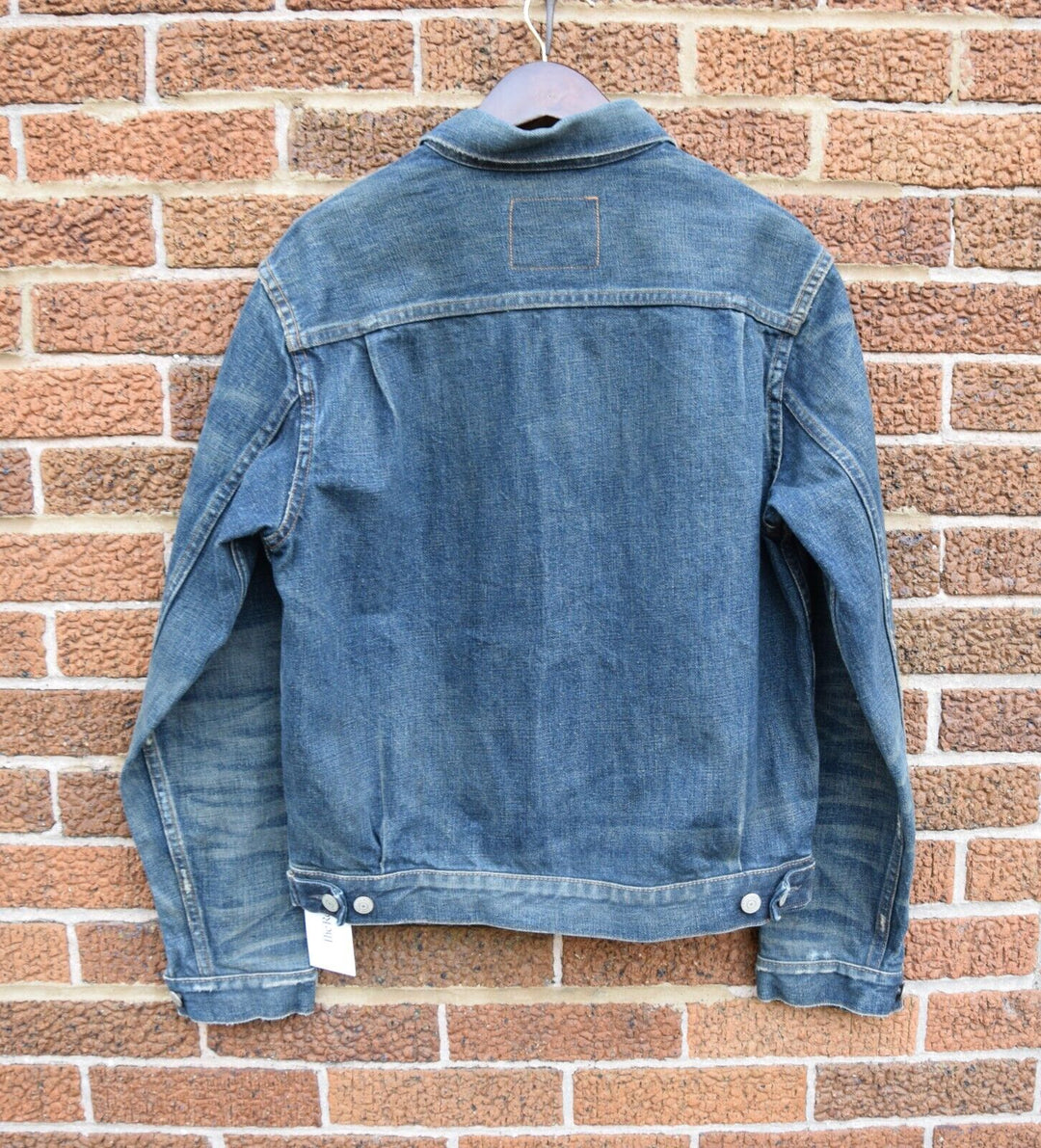 RRL Ralph Lauren 1950s Distressed Japanese Denim Trucker Jacket Men's Small S