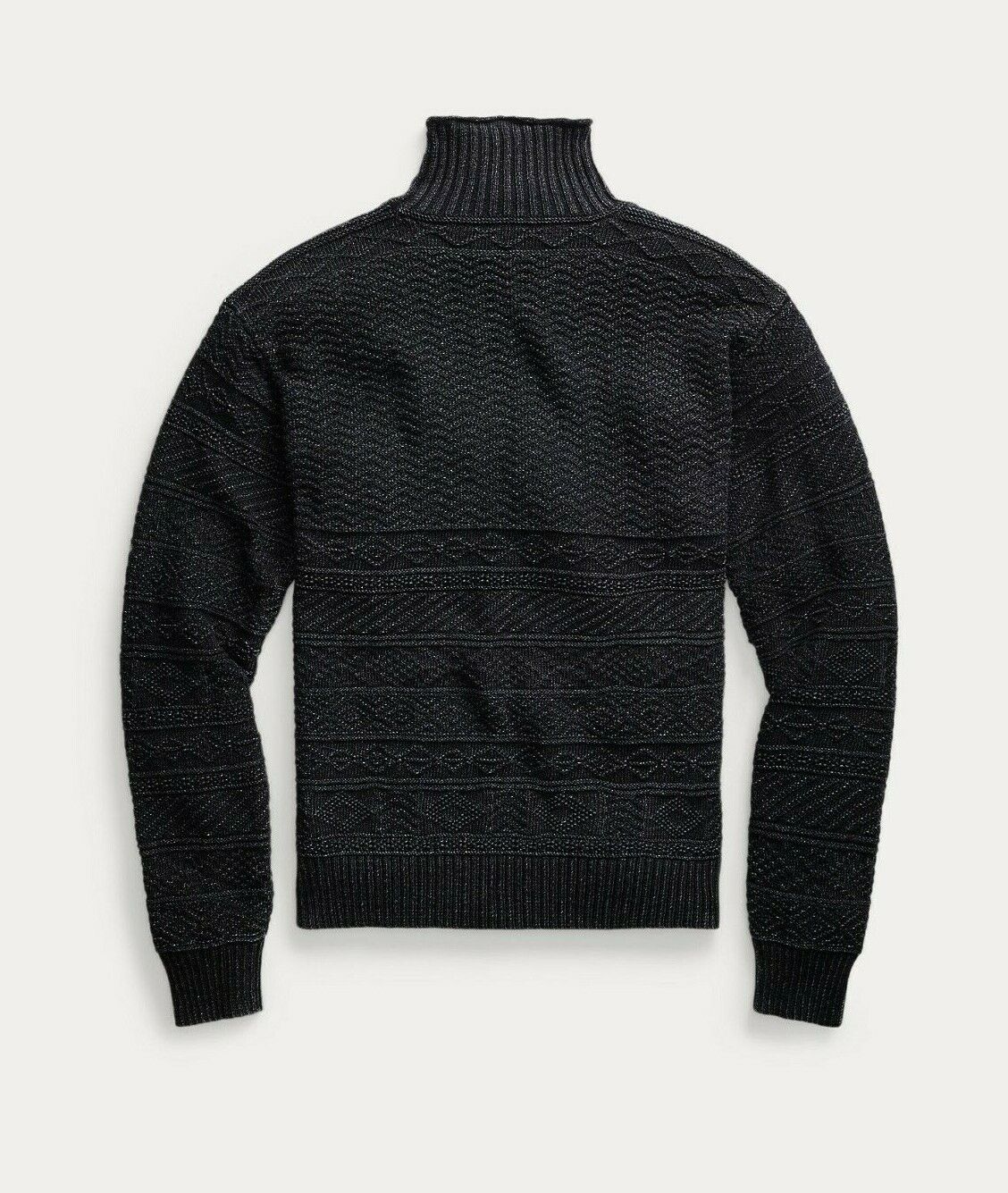 トップス RRL BLACK INDIGO STENCIL BOATNECK KNIT RRL BLACK INDIGO STENCIL BOATNECK KNIT