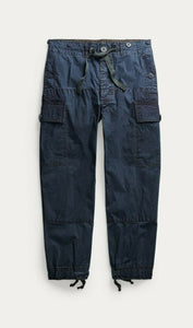 New RRL Ralph Lauren 1950s Indigo Straight Cargo High Rise Pant Men's 31x32