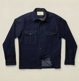 RRL Ralph Lauren Navy CPO Cotton Corduroy Textured Workshirt Men's Large L