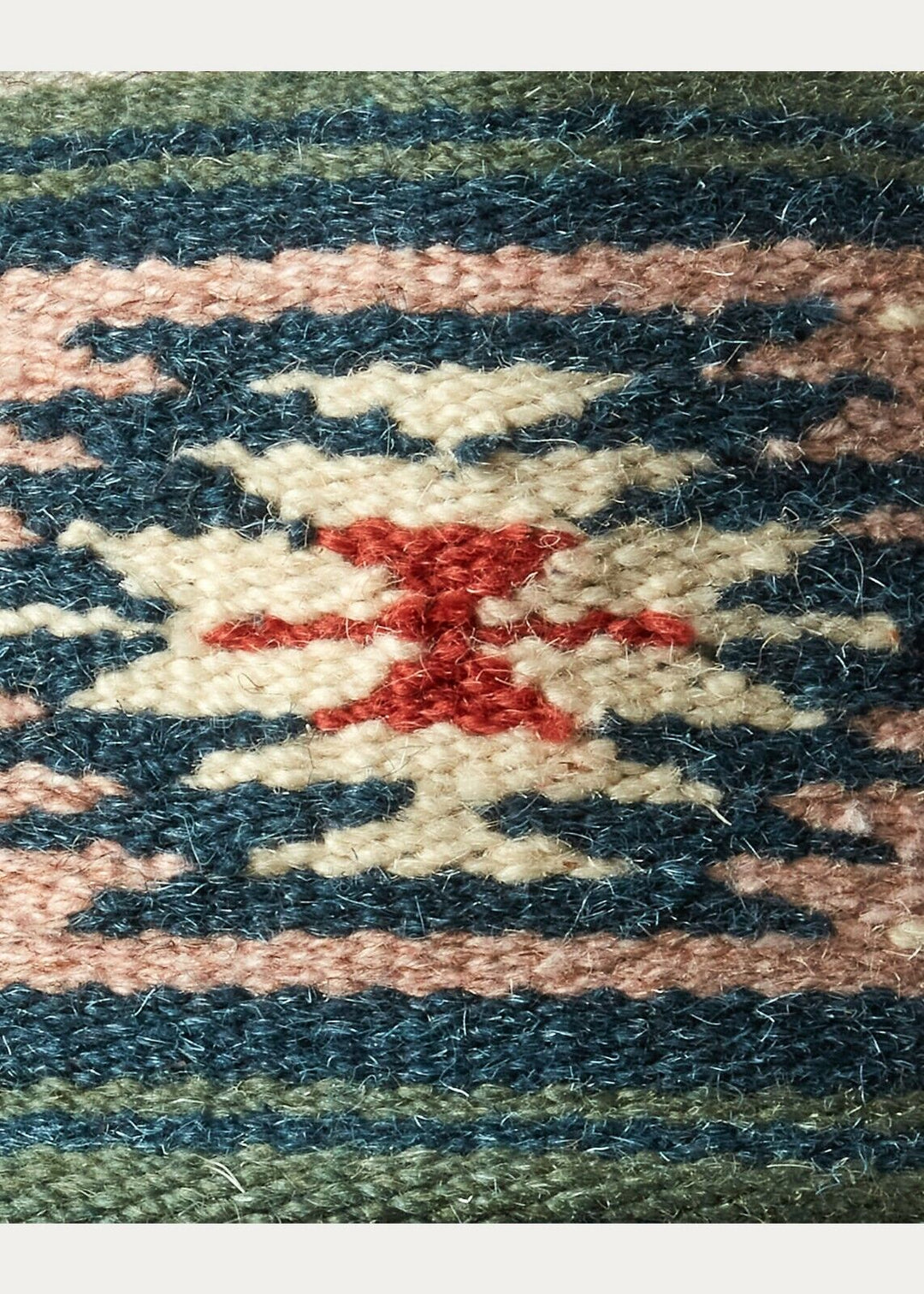 RRL Ralph Lauren Double RL Indigo Corduroy Southwestern Trucker Cap One Size