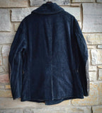 RRL Ralph Lauren Limited-Edition Peacoat Leather Corduroy Navy Men's M Medium