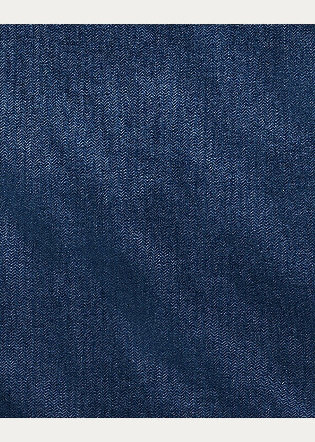 RRL Ralph Lauren Indigo Blue Jacket Linen Herringbone Overshirt Men's 2XL XXL