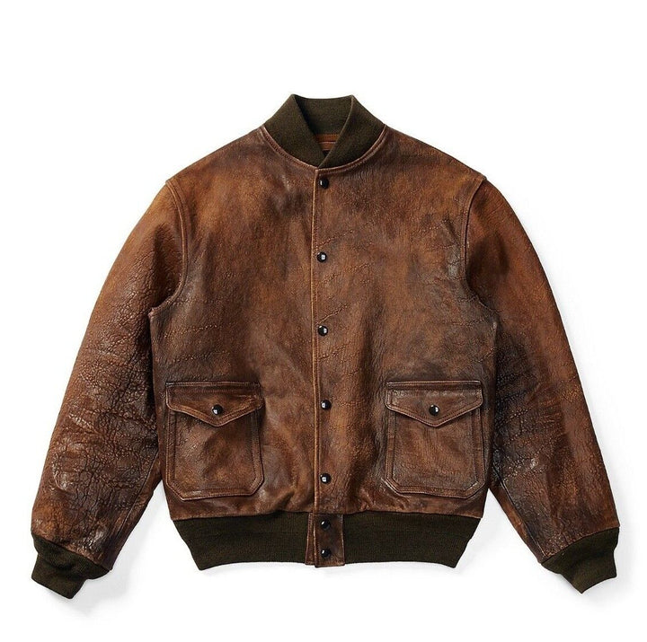 RRL Ralph Lauren Reversible 1920's Tan Flight Pilot Jacket Men 2XL XXL