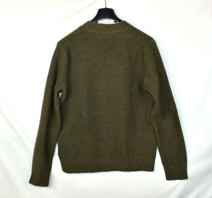 New RRL Ralph Lauren Vintage 100% Cashmere Green Cardigan Men's M Medium