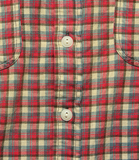 New RRL Ralph Lauren Lee Shirt Workshirt Check Red Faded Men's L Large Flannel