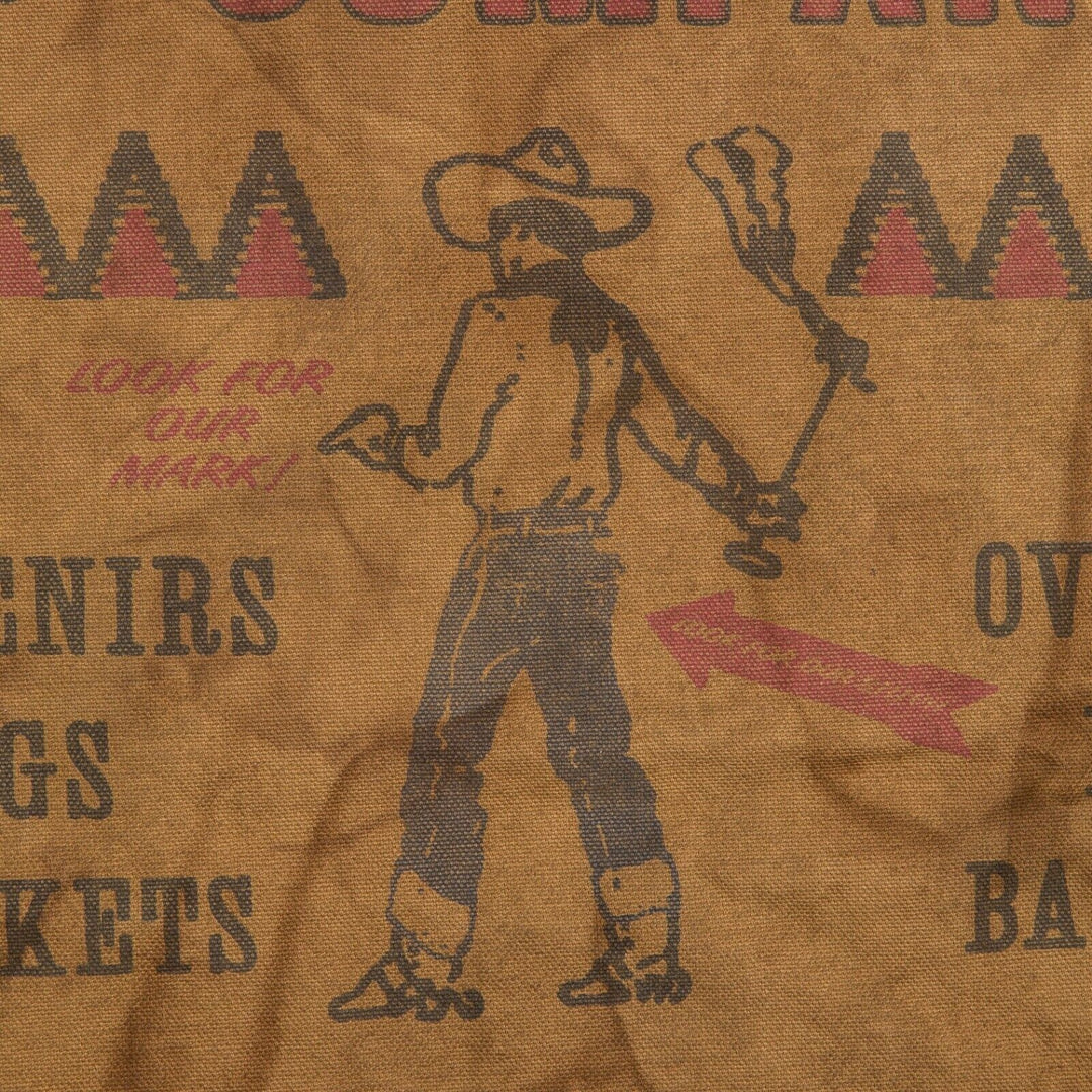 RRL Ralph Lauren "Logo Canvas Apron" Brown Cotton Canvas Cowboy Trading Post