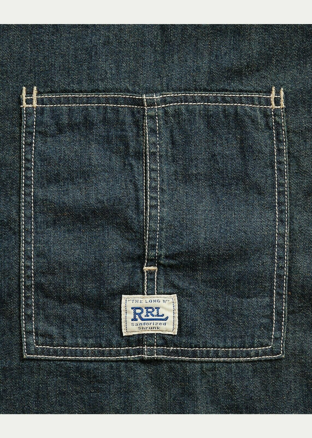 New RRL Ralph Lauren 1920s Inspired Japanese Indigo Selvedge Denim Apron