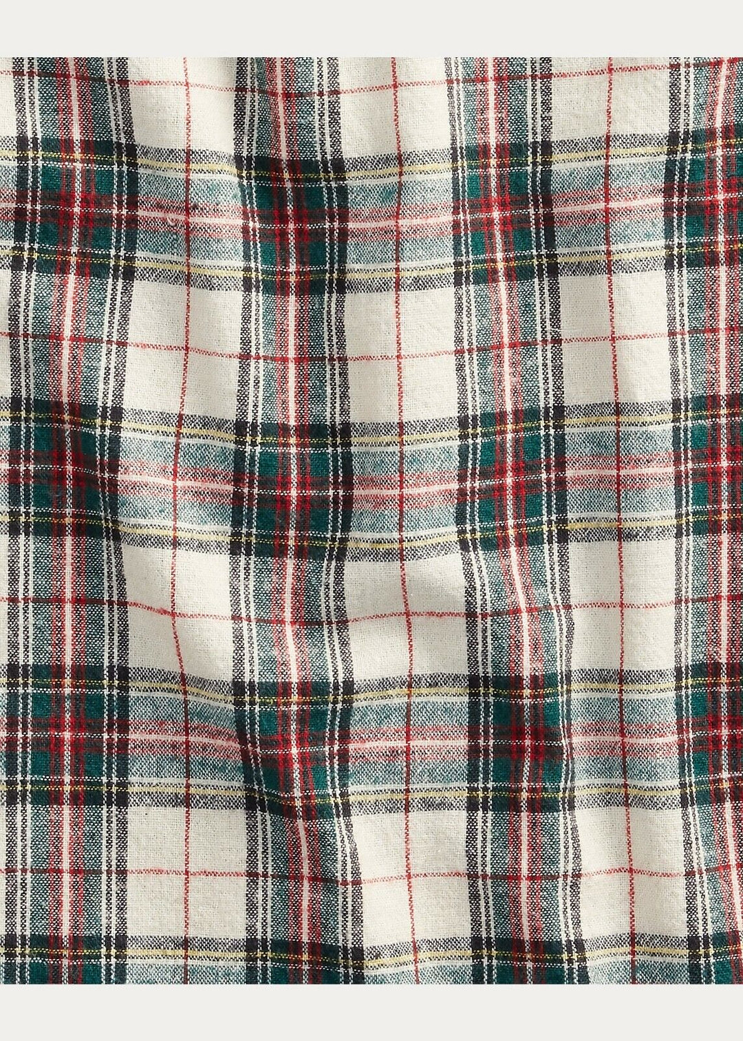 RRL Ralph Lauren Vintage Plaid Cotton Red Green White Workshirt Men's S Small