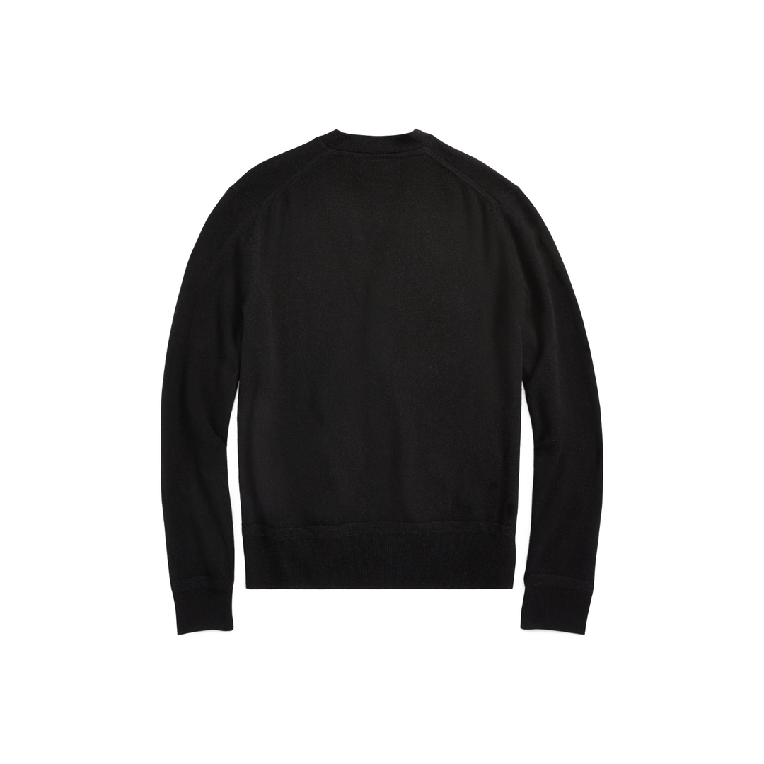 RRL Ralph Lauren Vintage 100% Cashmere Black Cardigan Men's Large L