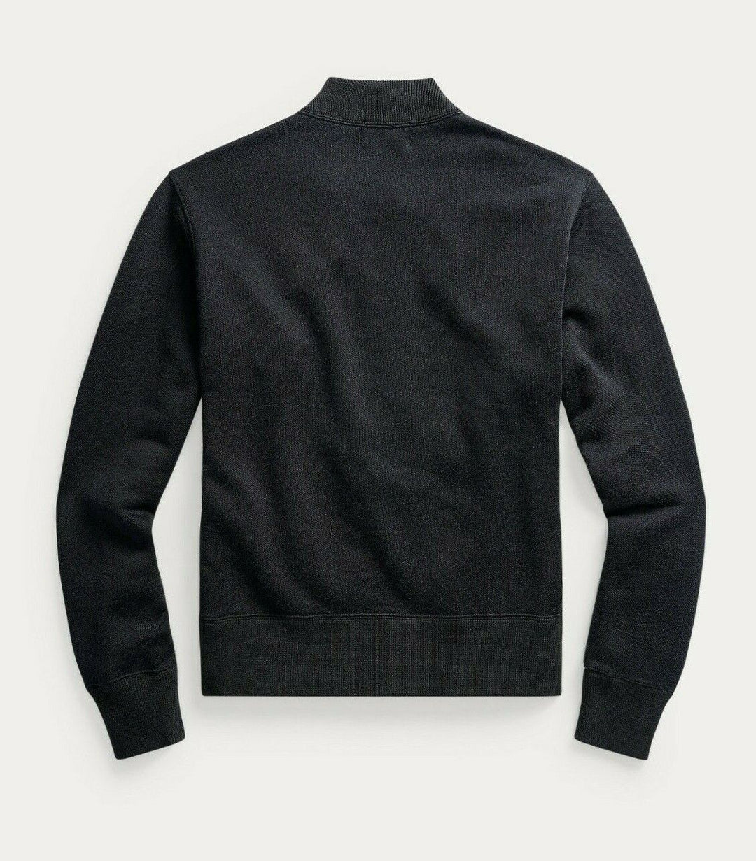 New without Tags RRL Ralph Lauren Navy Blue Baseball Fleece Full Zip Jacket Men's Small S