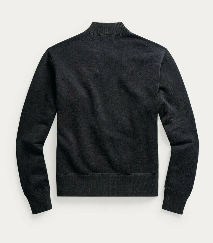 New without Tags RRL Ralph Lauren Navy Blue Baseball Fleece Full Zip Jacket Men's Small S