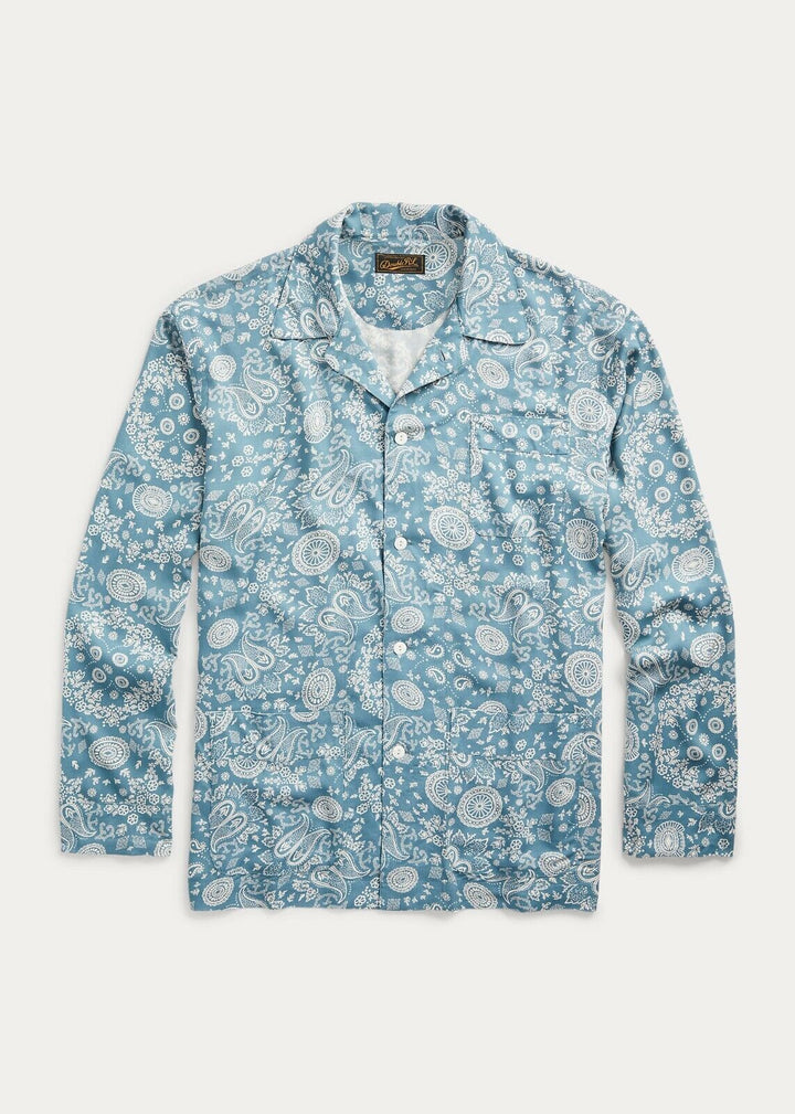 Ralph Lauren RRL Limited Edition Blue Paisley Sleep Set Pajamas XL Extra-Large