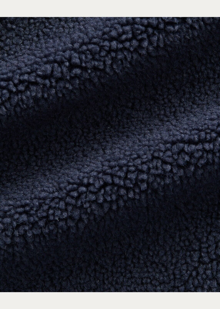 RRL New Ralph Lauren Racing Navy Fleece Jacket Sweater Men's XL Extra-Large