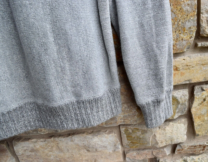 RRL Ralph Lauren Thick Gray Inside Out Gray Heather Pullover Men's Large L