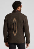 Ralph Lauren RRL Smoking Jacket Sweater Southwest Brown Men's Large L
