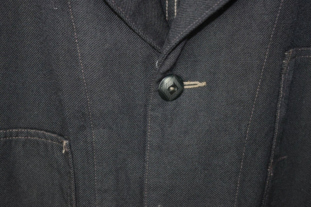 NWT New RRL Mens Wool Black Sportcoat Workwear Blazer Jacket XL Extra-Large