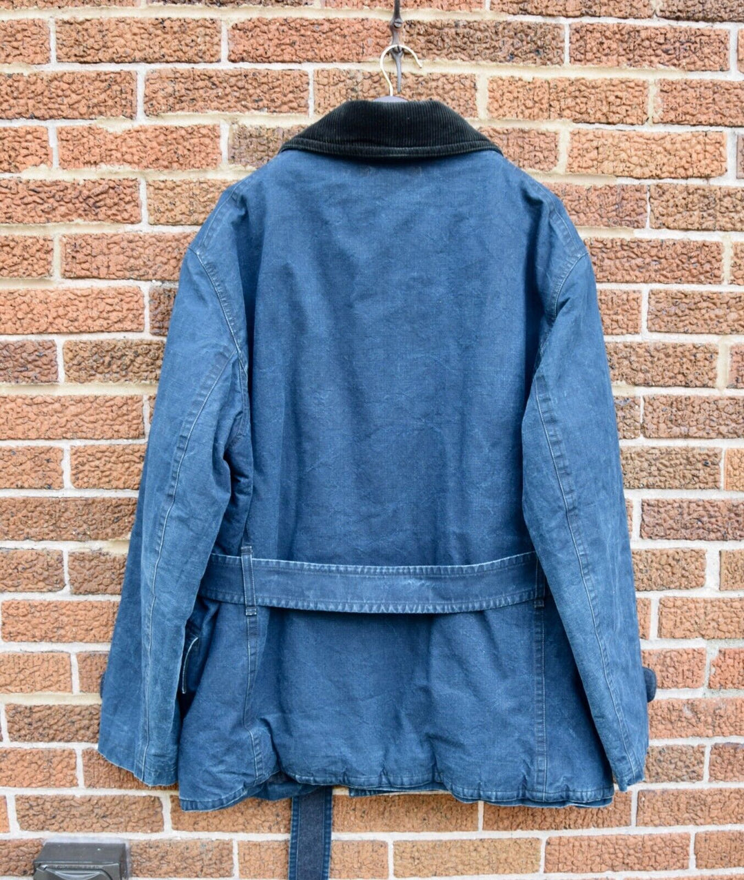 RRL Limited Edition Mens Peacoat Denim Jacket Pea Coat Lined Wool Extra-Large XL