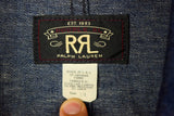 New Ralph Lauren RRL Japanese Denim Indigo Sportcoat Blazer Jacket Men's Large L