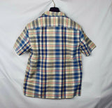 RRL Ralph Lauren 1920s Madras Plaid Camp Tissue Cotton Shirt Mens XL Extra-Large