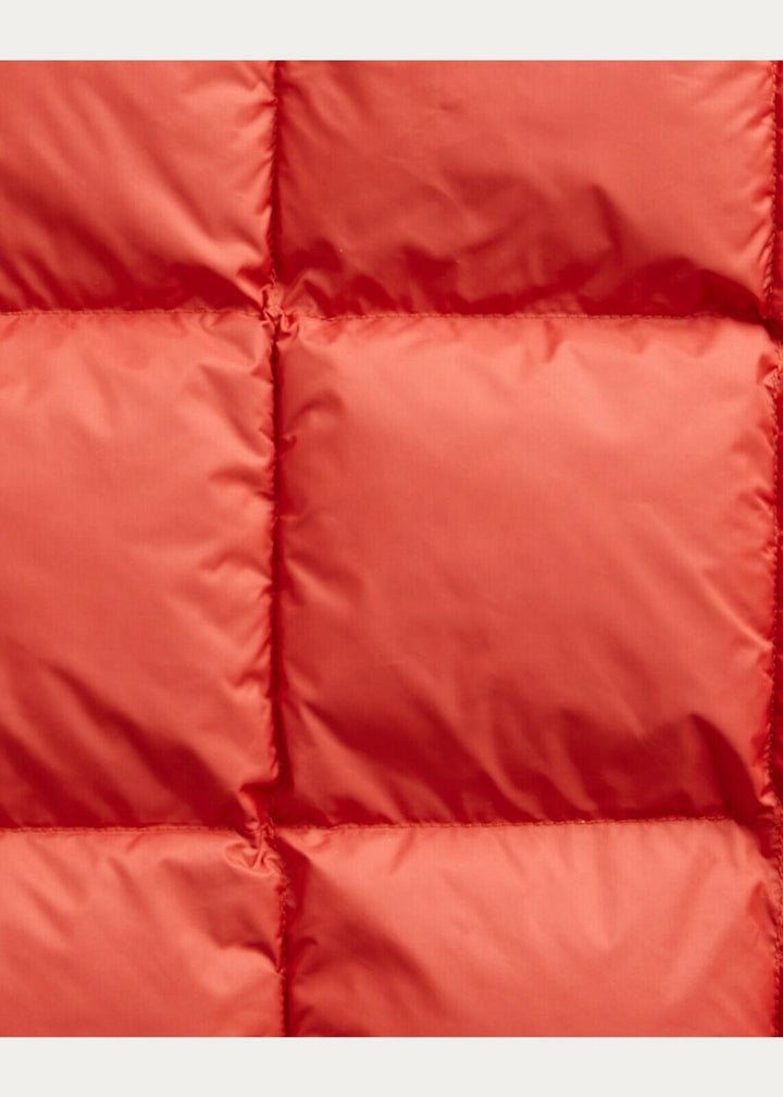 RRL Ralph Lauren 1960's Red Quilted Down Vest Jacket Coat Men's 2XL XXL