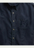 RRL Ralph Lauren Vintage Inspired Cotton Linen Blend Workshirt Men's 2XL XXL