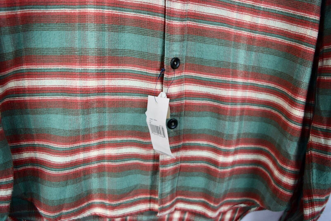 RRL Ralph Lauren Striped Serape Southwestern Striped Shirt Green Men's M Medium