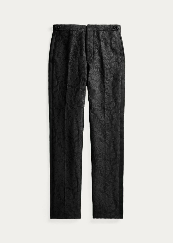 New RRL Ralph Lauren Slim Fit Jacquard Tuxedo Trouser 30 W