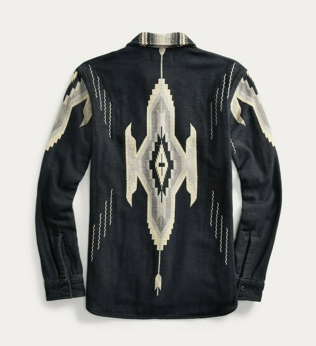 RRL Ralph Lauren Black Shirt Blanket Western Southwestern Men's Extra-Large XL