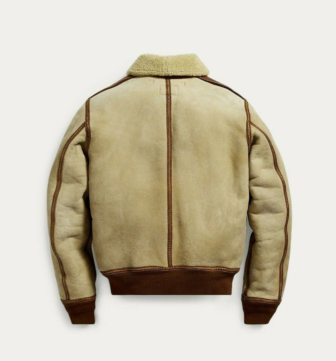 RRL Double RL Ralph Lauren Leather A-2 Lamb Shearling Jacket Men's 2XL XXL