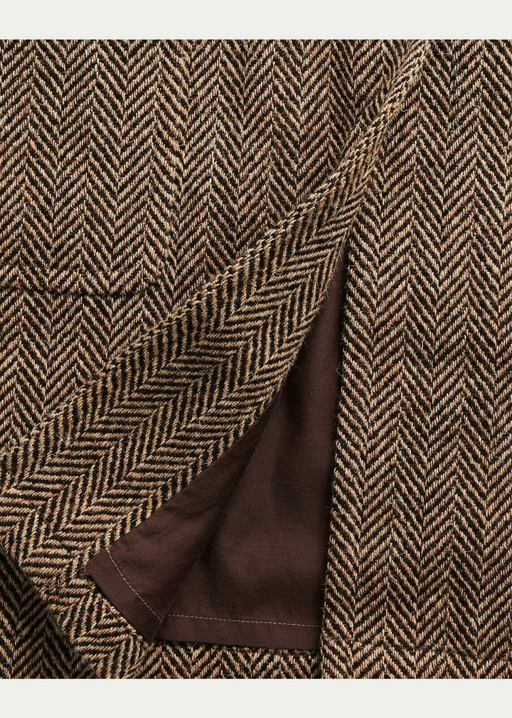 RRL Ralph Lauren Limited English Wool Tweed Duffle Coat Jacket Extra-Large XL