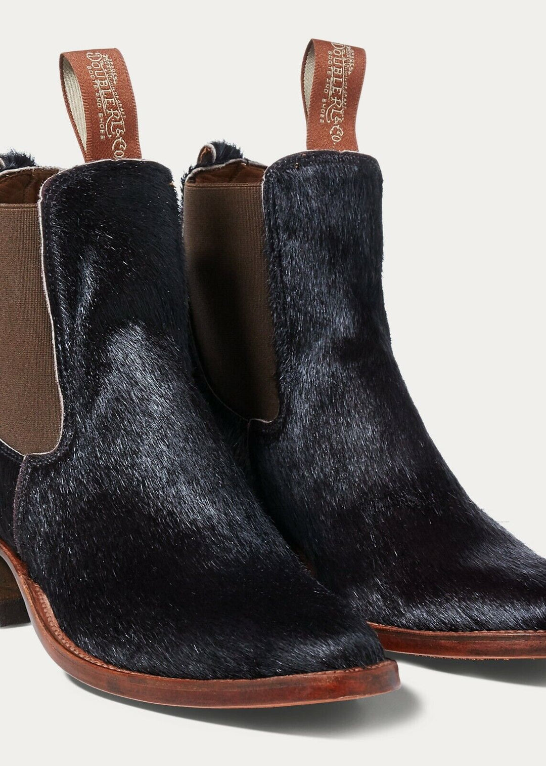 New NWB RRL Ralph Lauren Black Plainview Suede Chelsea Boot Size 11.5 D