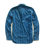 RRL Ralph Lauren Paisley Blue Jack Rabbit Workshirt Button Shirt Men's Small S