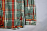 RRL Ralph Lauren Plaid Green Cotton Workshirt Men's M Medium Flannel