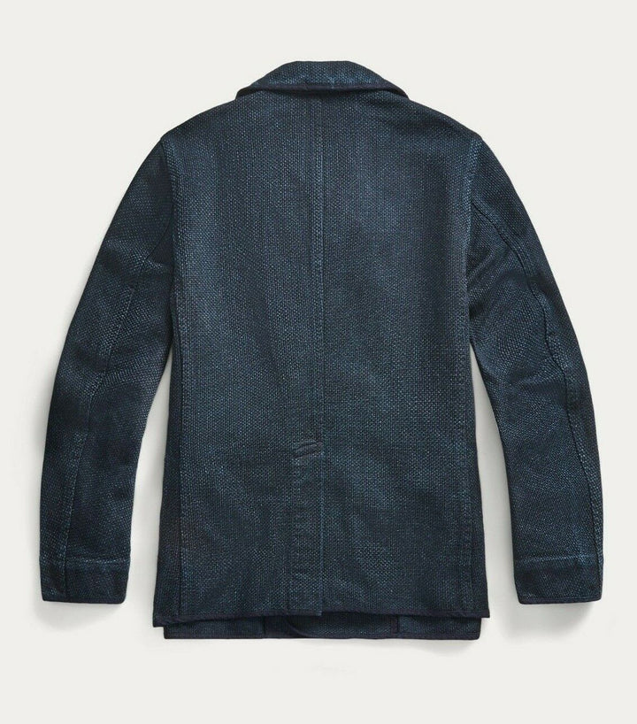 RRL Ralph Lauren Limited-Edition Peacoat Dobby Navy Blue Men's M Medium