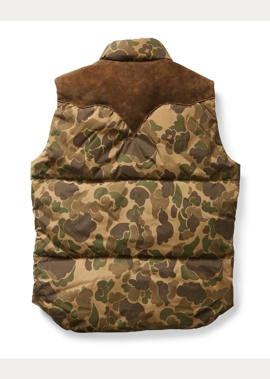 Ralph lauren camo down vest hotsell