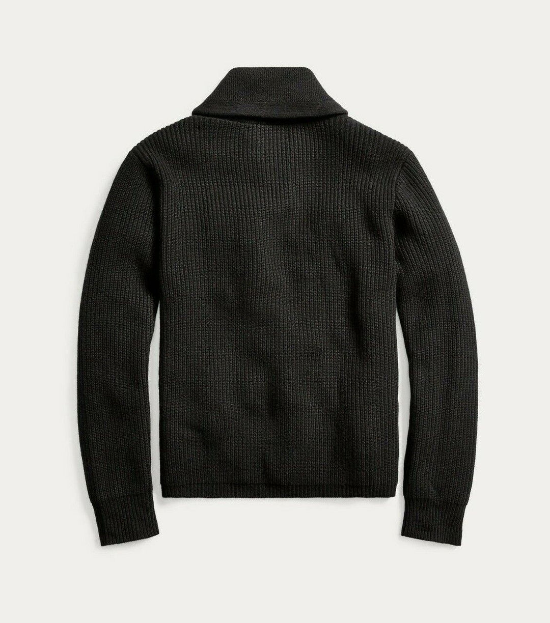 RRL Ralph Lauren 1930's 100% Cashmere Black Shawl Cardigan Men's Extra-Large XL