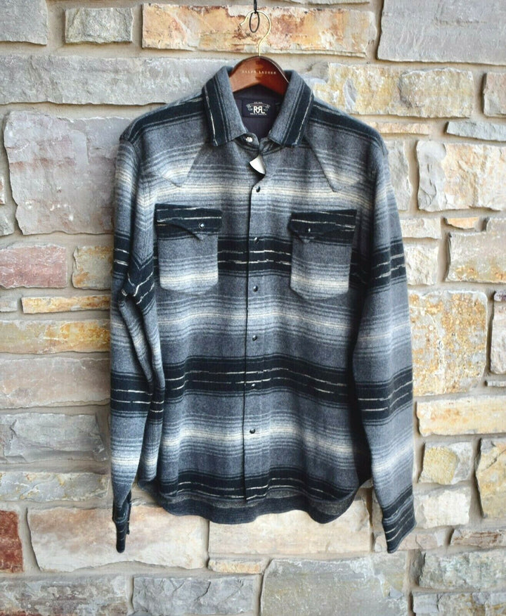 RRL Ralph Lauren Wool Cashmere Western Serape Southwestern Jacket Men's 2XL XXL