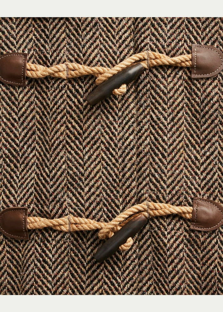 RRL Ralph Lauren Limited English Wool Tweed Duffle Coat Jacket Extra-Large XL