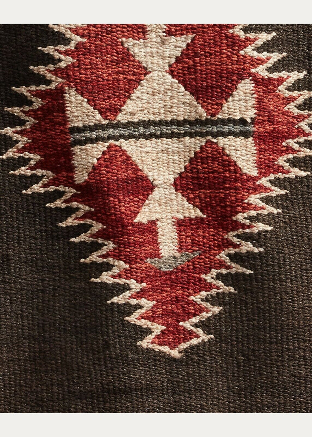 RRL Ralph Lauren Southwestern Leather Jacket Suede Black Woven Men's L Large