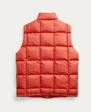 RRL Ralph Lauren 1960's Red Quilted Down Vest Jacket Coat Men's 2XL XXL