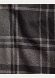 RRL Ralph Lauren Black 1930's Jacket Plaid Jacquard Wool Cotton Men's L Large