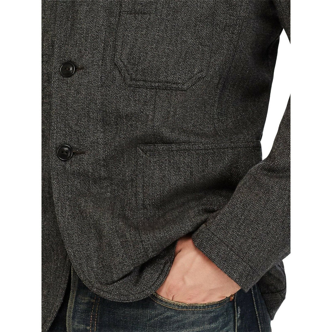 New Ralph Lauren RRL Gray Charcoal Jaspe Wool Sportcoat Jacket Men's 2XL XXL