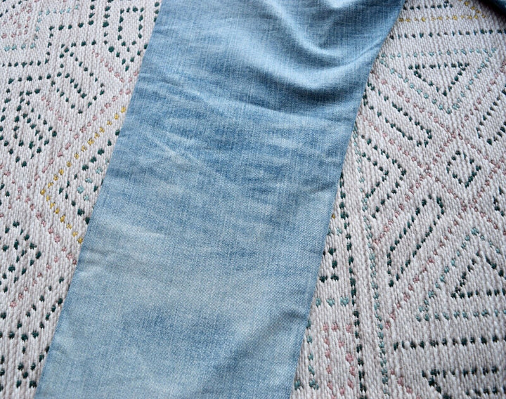 $450 RRL Double RL Light Wash Denim Jeans USA Made Relax Fitting Denim 33x32